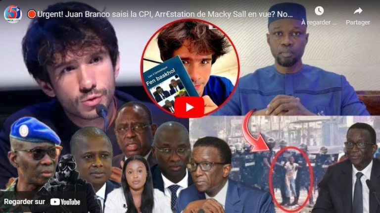 🛑Urgent! Juan Branco saisi la CPI, Arr€station de Macky Sall en vue? Nomination-Sortie de Pape Alé..