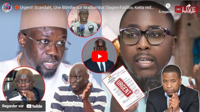 🛑Urgent! Scandal€, Une B0mbe sur Madiambal Diagne-Fadilou Keita reddition-Sonko et Diomaye