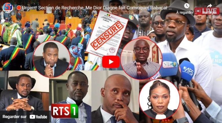 🛑Urgent! Section de Recherche, Me Dior Diagne fait Convoquer Babacar Touré-Sonko Nommé 21…