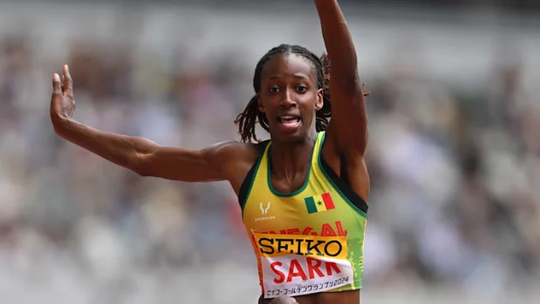 JO 2024 – Saly Sarr et son premier saut olympique !