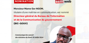 Mame Gor Ngom à la tête du Bureau de l’Information et de la Communication du gouvernement