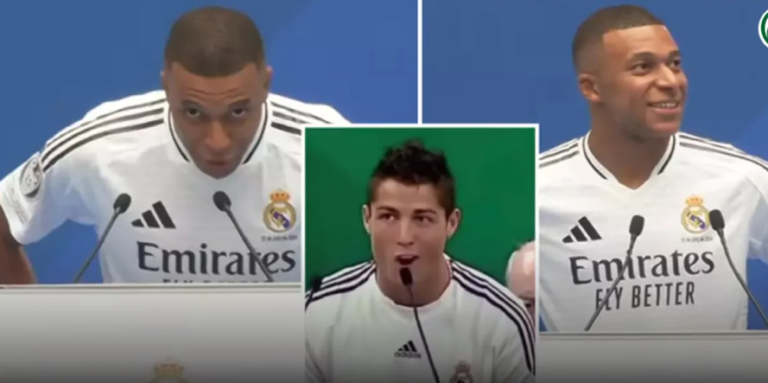 Real Madrid : Le magnifique Geste de Mbappé pour Ronaldo lors de sa présentation !