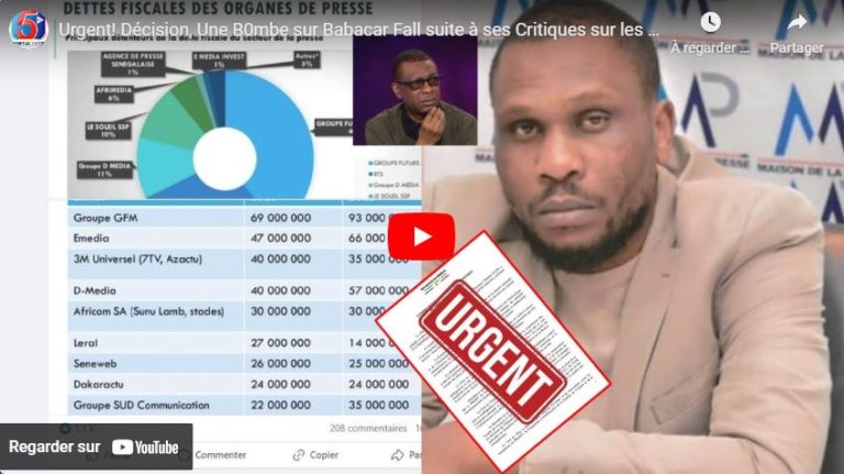 Urgent! Décision, Une B0mbe sur Babacar Fall suite à ses Critiques sur les Nouvelles Autorité…Arfan