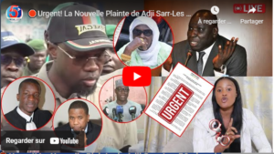 🛑Urgent! La Nouvelle Plainte de Adji Sarr-Les B0mbes de Madiambal-Assemblée-Impôts insiste sur la Pr