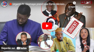 🛑Urgent! Pr. Diomaye prend une Forte décision, Rapport Foncier, Assemblée séance plénière, la presse