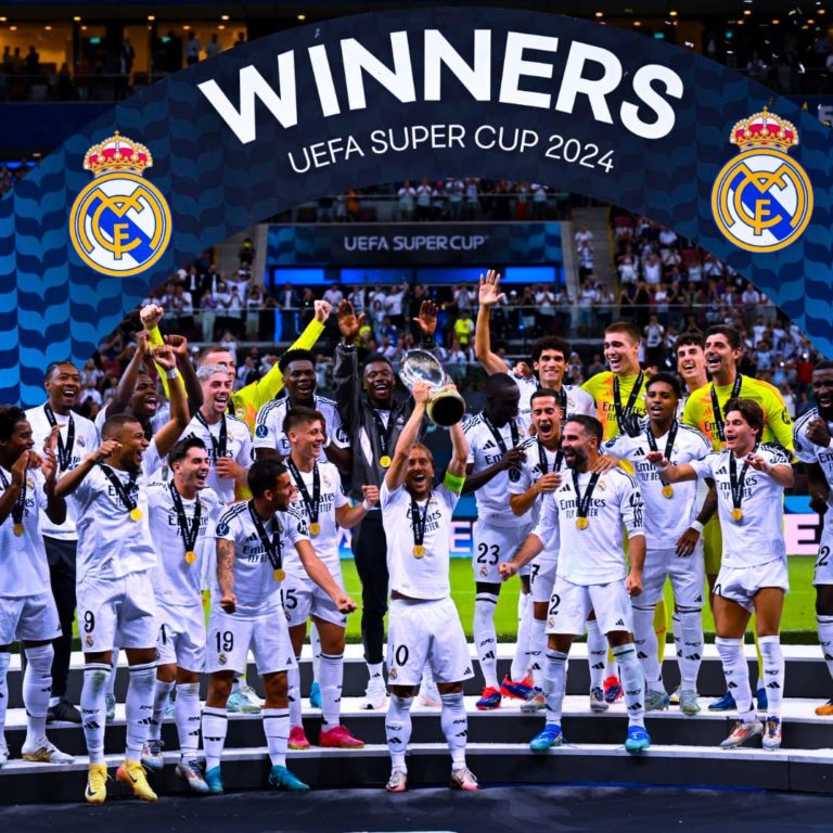 Supercoupe d’Europe : Le Real Madrid triomphe face à l’Atalanta grâce à un Mbappé étincelant