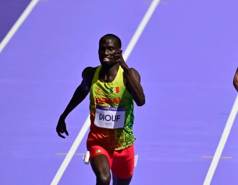 JO Paris 2024 : Cheikh Tidiane Diouf éliminé en demi-finales du 400 mètres malgré un record national