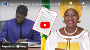 Urgent! De Nouveau Rebondissement sur la Nomination de Mimi Touré en sa qualité de la Présidente de…