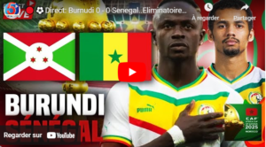 🔴⚽Direct: Burnudi 0 - 0 Senegal..Eliminatoires Can 2025..Sadio Mané, Nicolas Jackson sont..