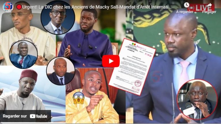 🔴Urgent! La DIC chez les Anciens de Macky Sall-Mandat d’Arrêt International-Sonko à Touba et accusé