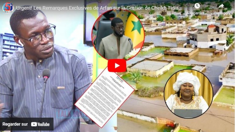Urgent! Les Remarques Exclusives de Arfan sur la Gestion de Cheikh Tidiane Dieye et Maimouna Dieye
