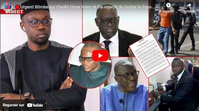🔴Urgent! B0mbe sur Cheikh Omar Hann et Cie interdit de Quitter le Pays-Abdoulaye Sylla à Macky-DIC..
