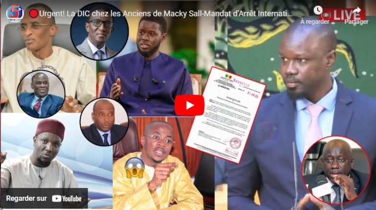 🔴Urgent! La DIC chez les Anciens de Macky Sall-Mandat d’Arrêt International-Sonko à Touba et accusé