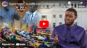 Urgent Palais! "Je prend Acte" La Décision Diomaye suite au Rejet de son projet à l’assemblée…