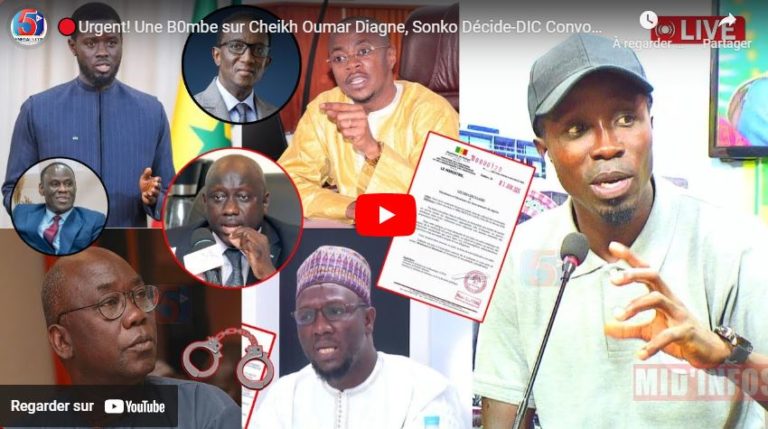 Urgent! La Décision de Sonko sur Cheikh Oumar Diagne: Abdou Nguer Montre la Var de Sonko en direct…