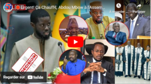 🛑Urgent! Ça Chauff€, Abdou Mbow à l’Assemblée: le Gouvernement de Sonko Dissout? Projet rejeté-Macky