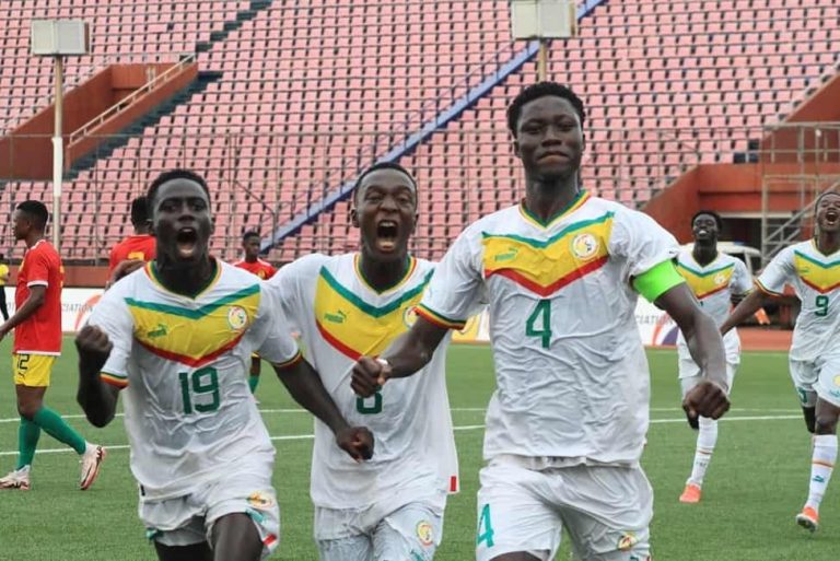 UFOA -A : Le Sénégal s’impose 2-0 face à la Guinée et valide son ticket pour la prochaine CAN U20
