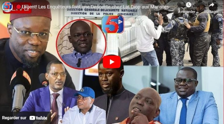 🔴Urgent! Les Enquêteurs font une Descente chez Lat Diop aux Maristes-1ere Nuit de Jerome Ban-Diomaye