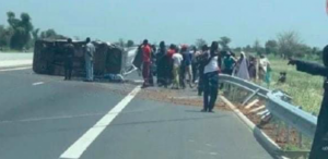 Ila Touba: 1 mort et 11 blessés dans le dérapage suivi de renversement d'un minicar