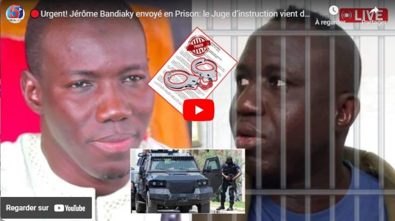 🔴Urgent! Jérôme Bandiaky envoyé en Prison: le Juge d’instruction vient de l’inculper à la dernière M