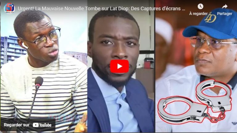 Urgent! La Mauvaise Nouvelle Tombe sur Lat Diop: Des Captures d’écrans sur ses Discussions Watsapp