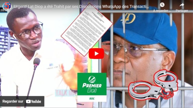 Urgent! Lat Diop a été Trahit par ses Discussions WhatsApp des Transactions effectuées 5 Milliards…