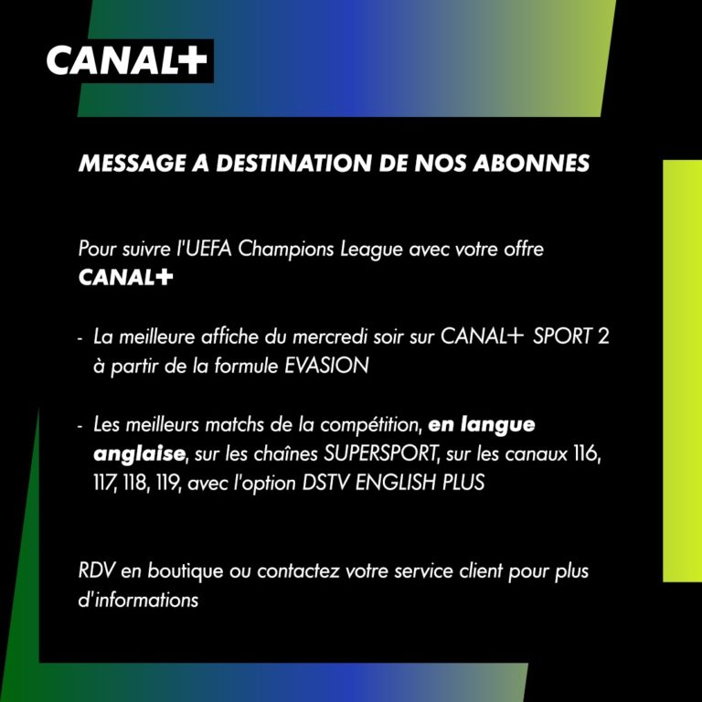 Football / Diffusion de la ligue des champions : Comment suivre l’intégralité de la compétition en Afrique