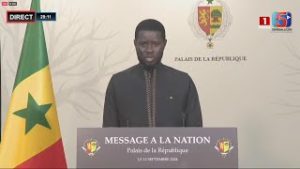 Urgent! Diomaye Dissout l’Assemblée Nationale et Retient le 17 Novembre: Discours à la Nation