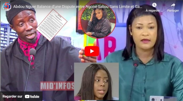 Abdou Nguer Balance d’une Dispute entre Ngoné Saliou Sans Limite et Gabrielle Kane dans un Resto…
