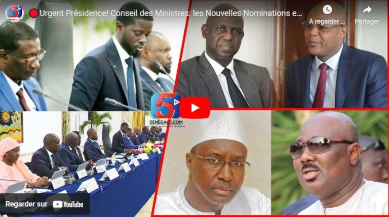 🔴Urgent Présidence! Conseil des Ministres: les Nouvelles Nominations et Décisions? Reddition Compte…