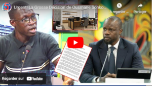 Urgent! La Grosse Décision de Ousmane Sonko à la dernière minute: Une B0mbe sur l’Administration…