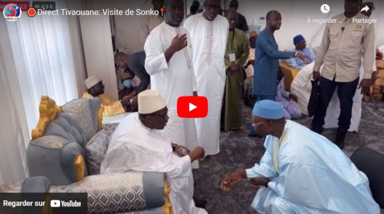 🛑Direct Tivaouane: Visite de Sonko📍