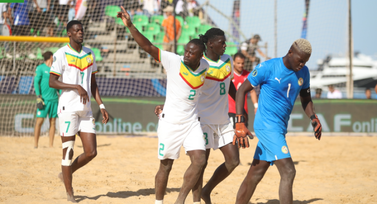 CAN Beach Soccer : le Sénégal bat l’Égypte (2-1) et passe en finale