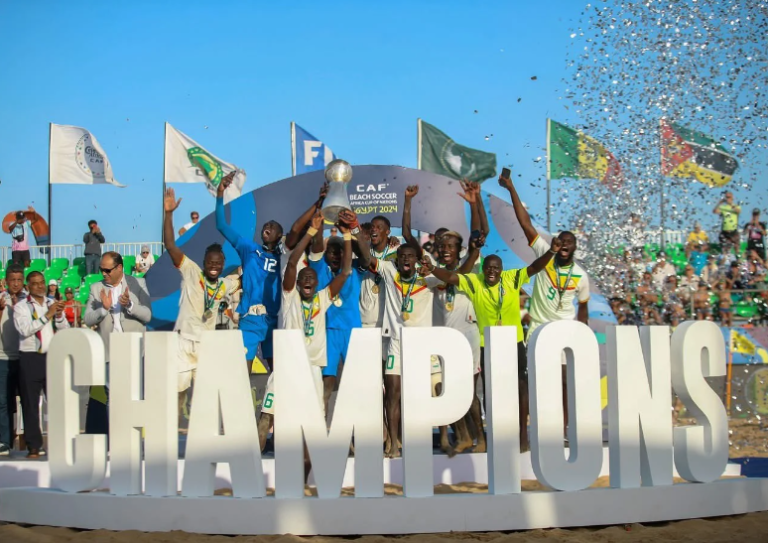 CAN Beach Soccer : Le Sénégal pulvérise la Mauritanie en finale et remporte son huitième titre de champion d’Afrique