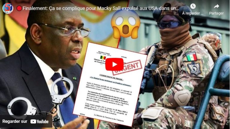 🔴Finalement: Ça se complique pour Macky Sall expulsé aux USA dans une Confèrence…WAX SA XALAAT