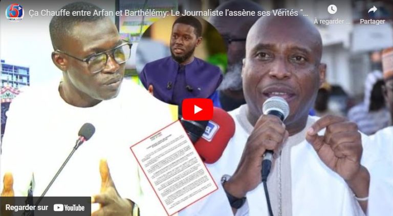 Ça Chauffe entre Arfan et Barthélémy: Le Journaliste l’assène ses Vérités "amo diot motax Kén doula…