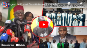 Urgent! Le Conseil Constitutionnel Invalide la Candidature de Barthelemy Diaz à la dernière minute…