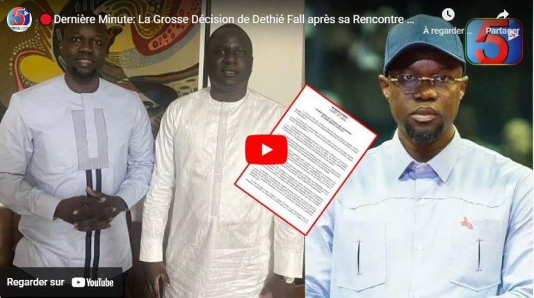 🔴Dernière Minute: La Grosse Décision de Dethié Fall après sa Rencontre avec Sonko