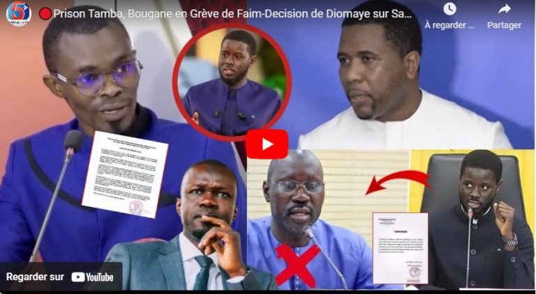 🔴Prison Tamba, Bougane en Grève de Faim-Decision de Diomaye sur Samba Ndiaye-Ameth Ndoye enquêté