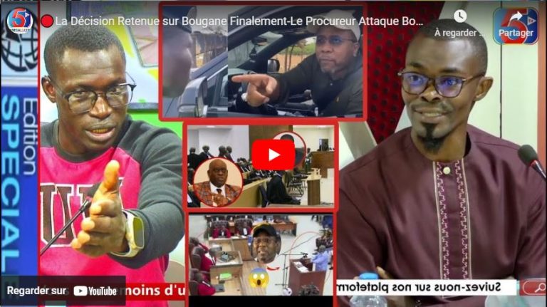 🔴La Décision Retenue sur Bougane Finalement-Le Procureur Attaque Bougane-Réplique Avocats