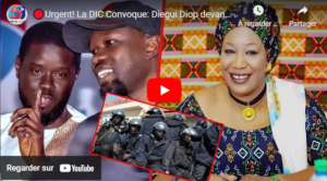 🔴Urgent! La DIC Convoque: Diegui Diop devant les Enquêteurs pour Escroquerie