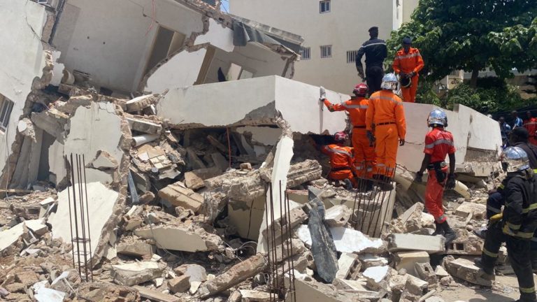 Effondrement d’une maison à Ouakam
