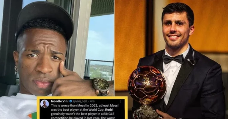 Les fans interpellent le Real Madrid qui n’ont pas soutenu Vinicius en ligne après l’échec du Ballon d’Or
