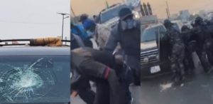 Koungheul: Le convoi d'Ousmane Sonko attaqué
