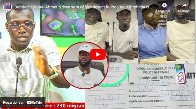 Dernière Minute: Ahmet Ndoye sera déféré devant le Procureur Ibrahima Ndoye pour faux usage de Faux…