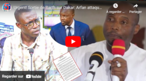 Urgent! Sortie de Barth sur Dakar: Arfan attaque sévèrement "day politique rekk na dioubo ak Sonko"