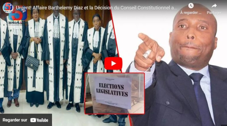 Urgent! Affaire Barthelemy Diaz et la Décision du Conseil Constitutionnel attendue…Une B0mbe sur…
