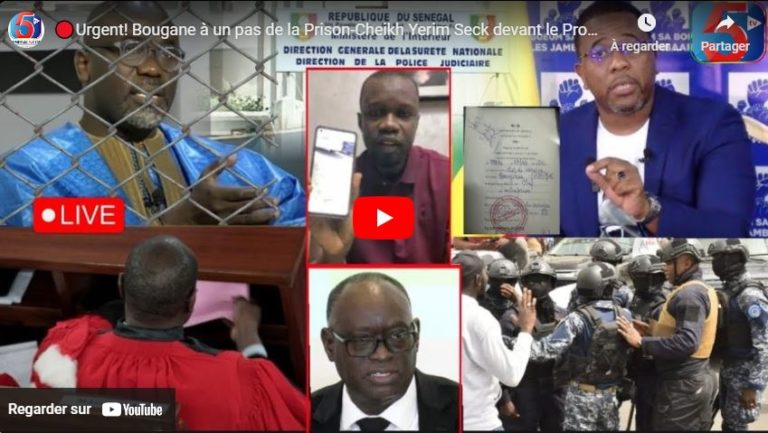 🔴Urgent! Bougane à un pas de la Prison-Cheikh Yerim Seck devant le Procureur-Nominations de Diomaye…