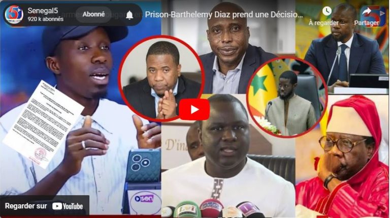 🔴"Les Larmes" de Bougane en Prison-Barthelemy Diaz prend une Décision de Taille-Sonko Acte: A.Nguer…
