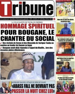 Découvrez les Unes des journaux sénégalais du mardi 29 octobre 2024